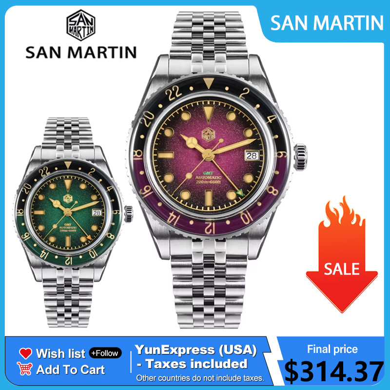 Luxury Watch La - 2025 New San Martin SN0134G Men