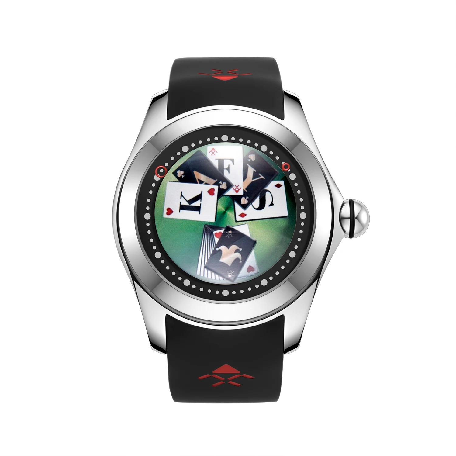 Luxury Watch With Rubber Strap - KAFYASE Men Automatic Watch 46mm Luxury