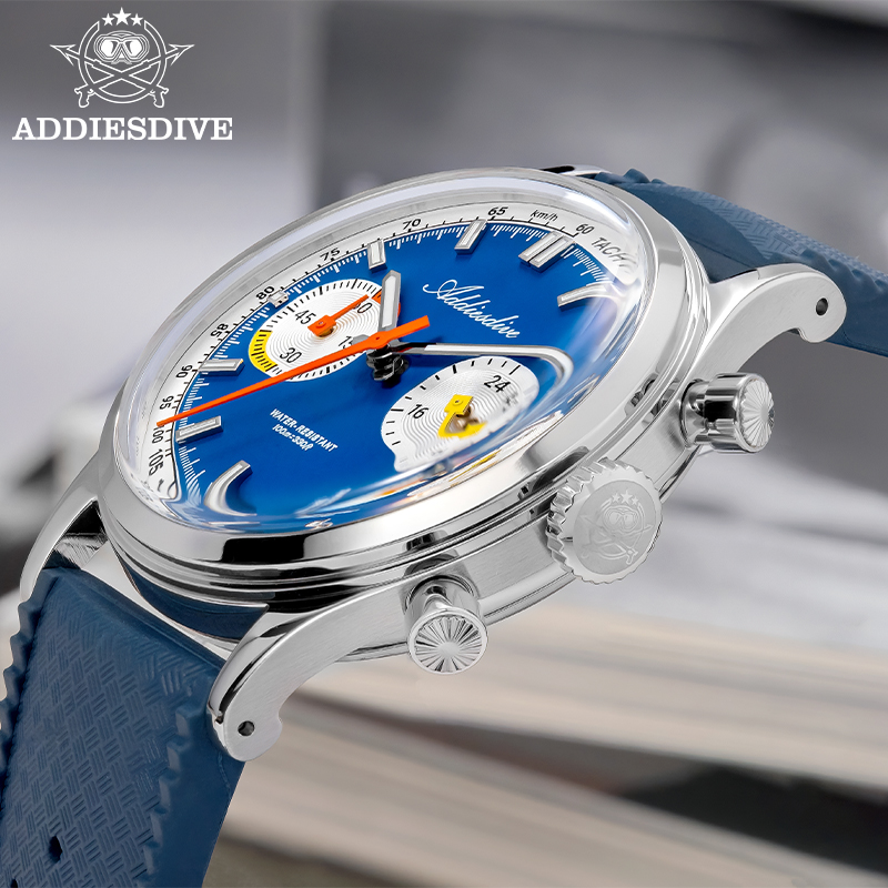 ADDIESDIVE Men Quartz Chronogr - Luxury Watch With Rubber Strap recension och pris