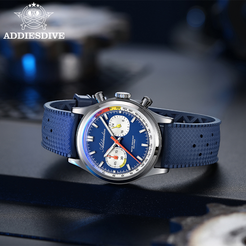 ADDIESDIVE Men Quartz Chronogr - Luxury Watch With Rubber Strap recension och pris