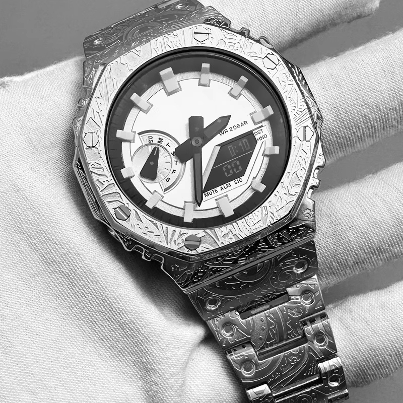 GA2100 Mod kit stainless steel - Casio Watch G-Shock Ga-2100 recension och pris