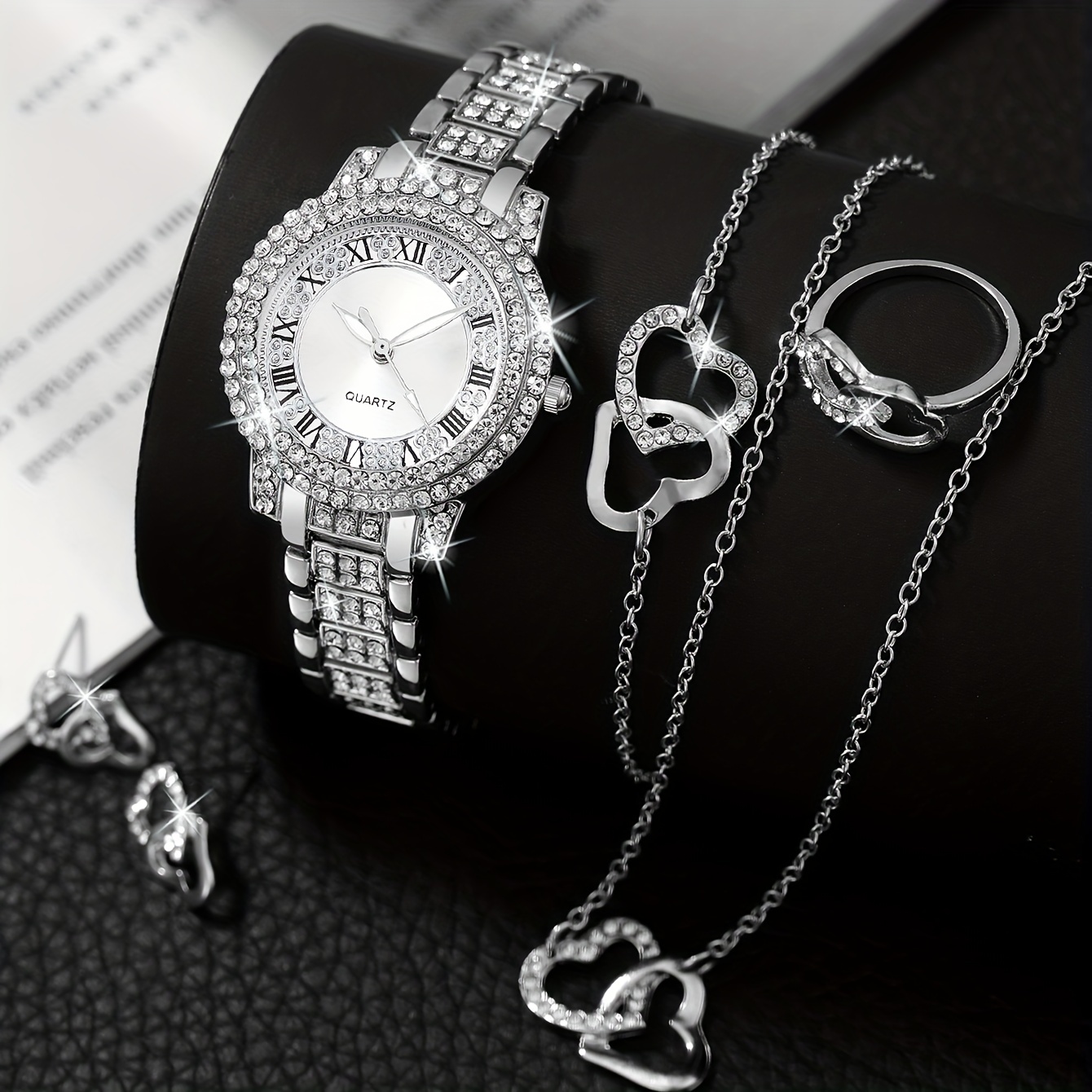 6pcs/set Women's Watch Luxury  - Luxury Watch Gift For Her recension och pris
