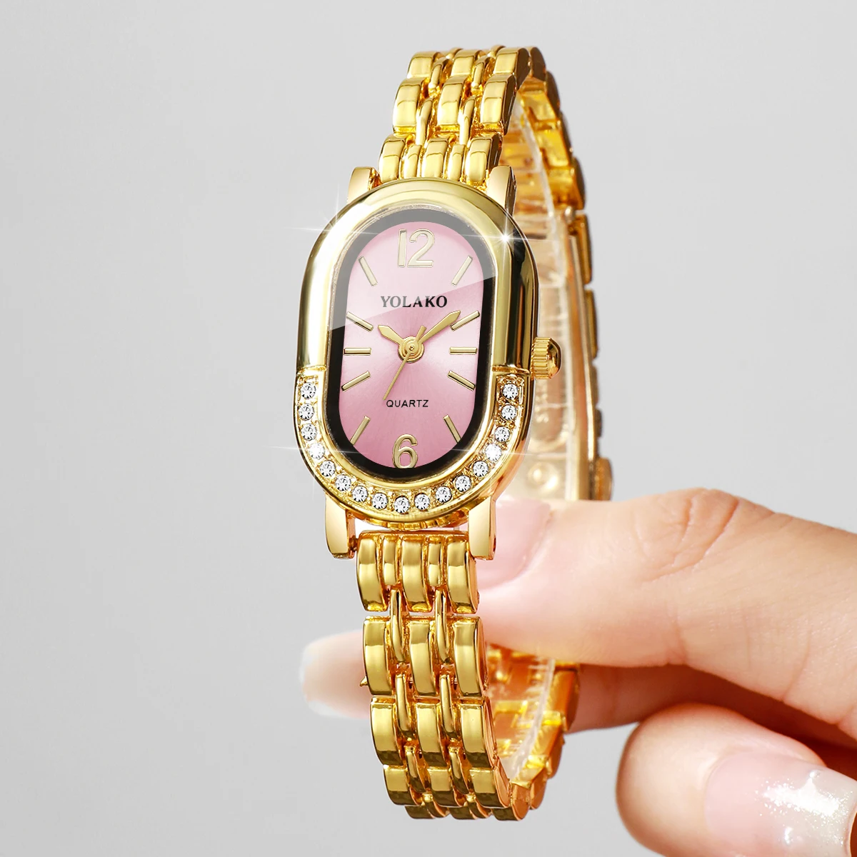 Luxury Rhinestone Women Quartz - Luxury Watch Holder recension och pris