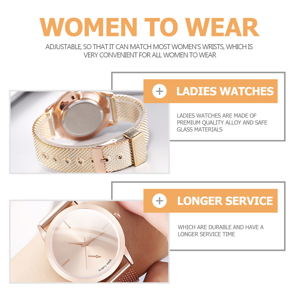 Women Fashion Quartz Watch Ele - Luxury Watch Gift For Her recension och pris