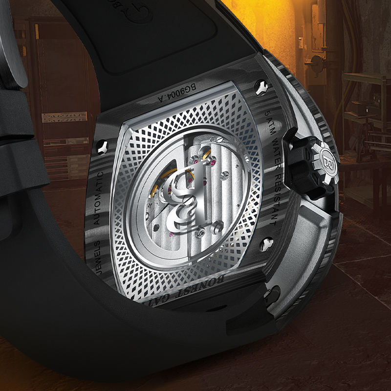 BONEST GATTI Men's Mechanical  - Luxury Watch With Rubber Strap recension och pris