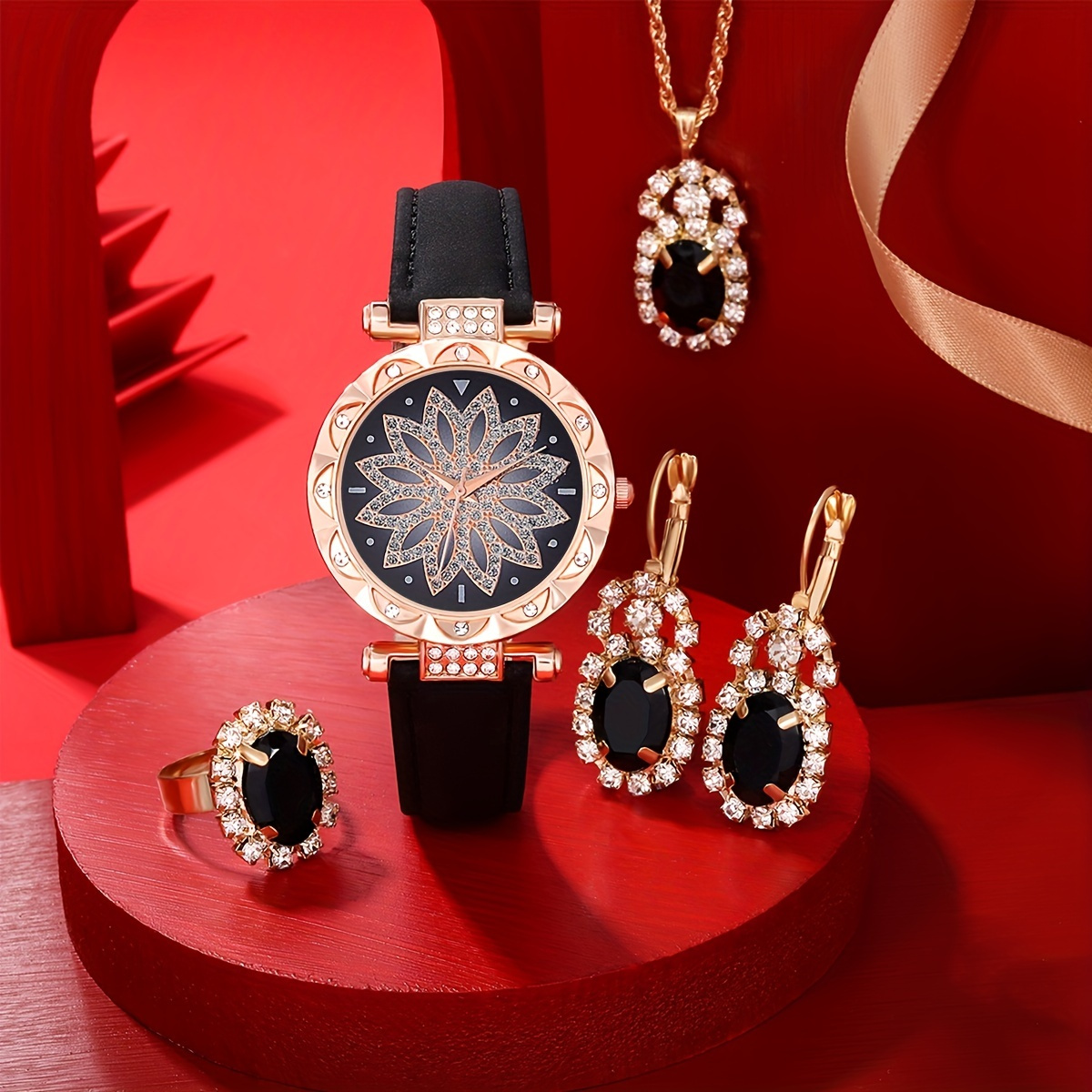 Luxury Rhinestone Quartz Watch - Luxury Watch Gift For Her recension och pris