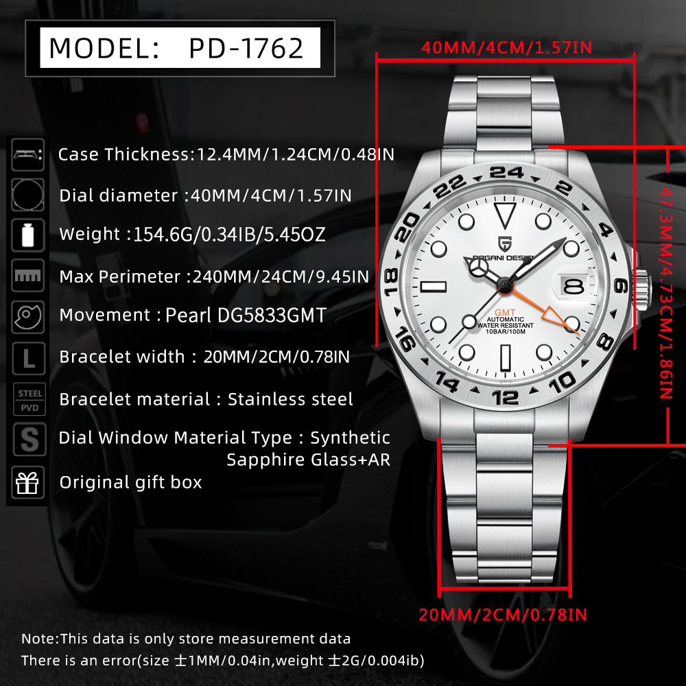 2026 new PAGANI DESIGN DG5833  - Luxury Watch La recension och pris