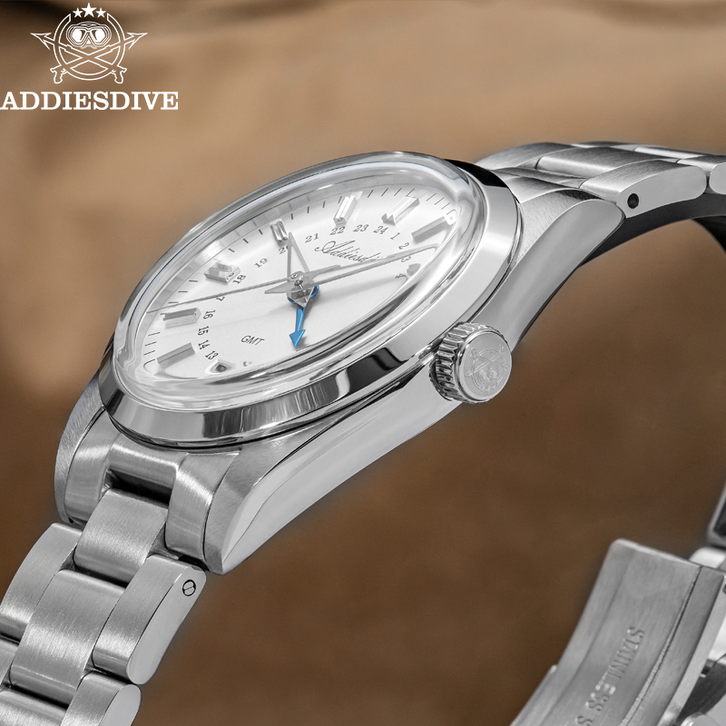 ADDIESDIVE Men GMT Quartz Move - Luxury Watch La recension och pris