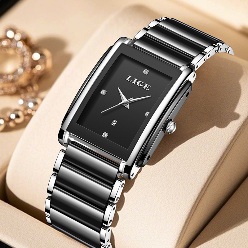 LIGE New Luxury Women Watches  - Luxury Watch Holder recension och pris