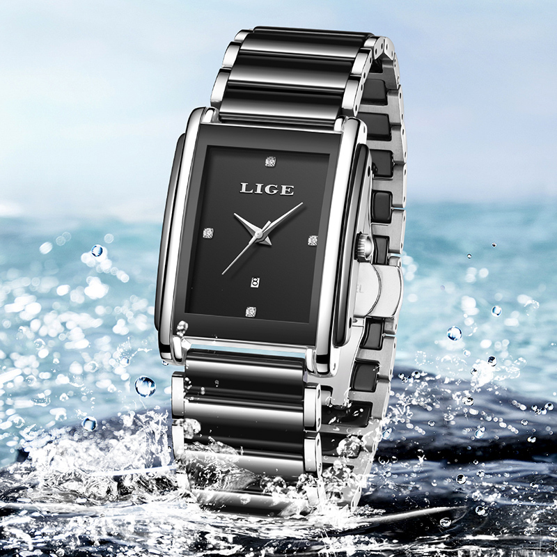 LIGE New Luxury Women Watches  - Luxury Watch Holder recension och pris