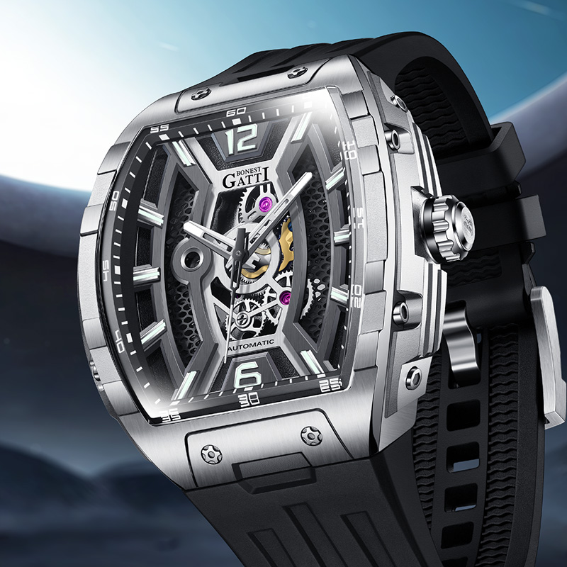 BONEST GATTI Germany Automatic - Luxury Watch With Rubber Strap recension och pris