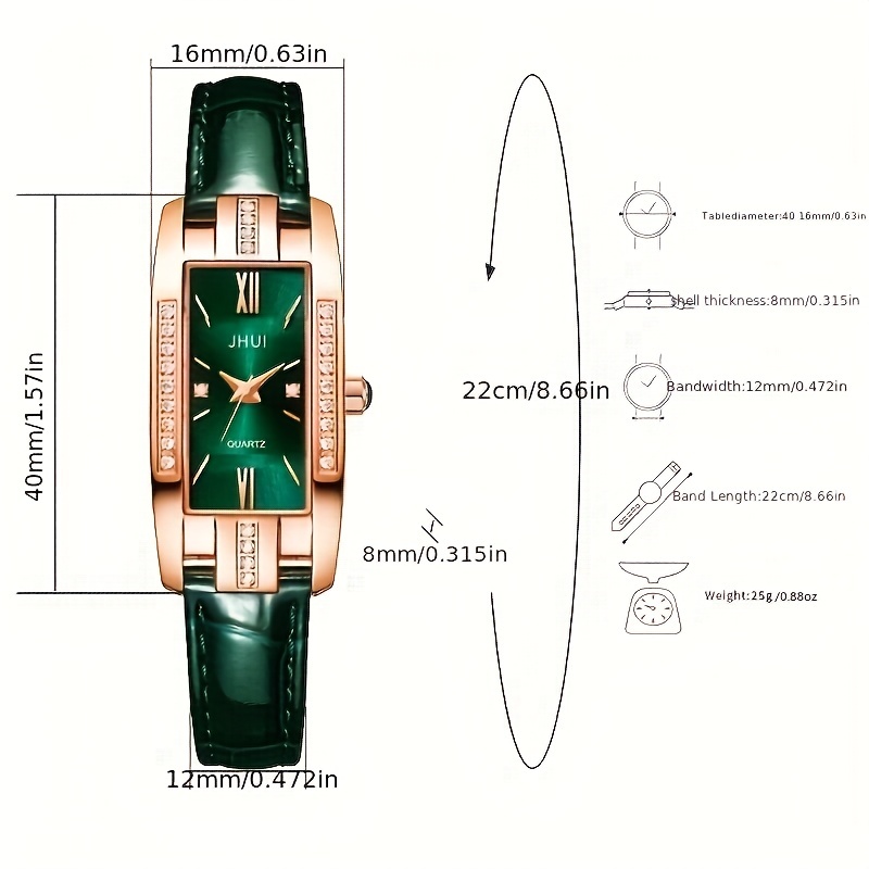 Luxury Rhinestone Quartz Watch - Luxury Watch Gift For Her recension och pris