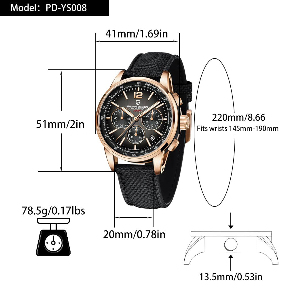 PAGANI DESIGN New Mens Watch 4 - Luxury Watch Collection recension och pris