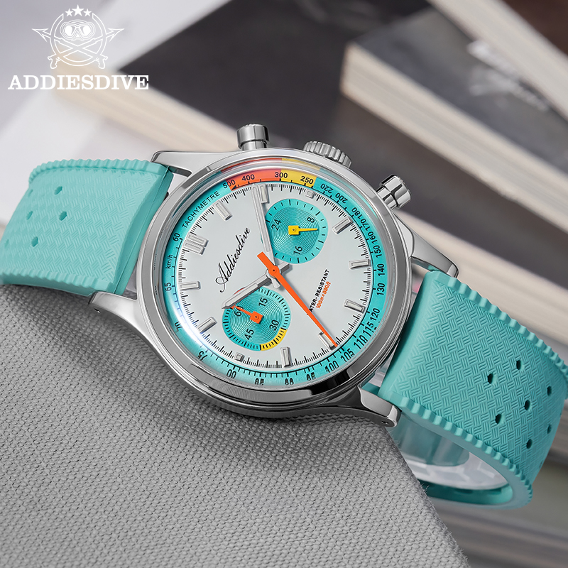 ADDIESDIVE NEW Multifunction C - Luxury Watch With Rubber Strap recension och pris