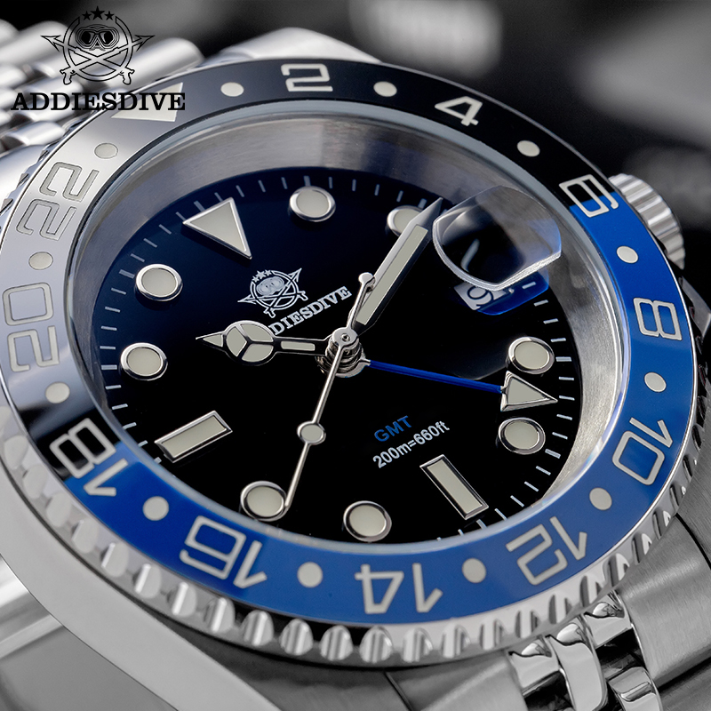 ADDIESDIVE AD2050 Men's GMT Wa - Luxury Watch La recension och pris