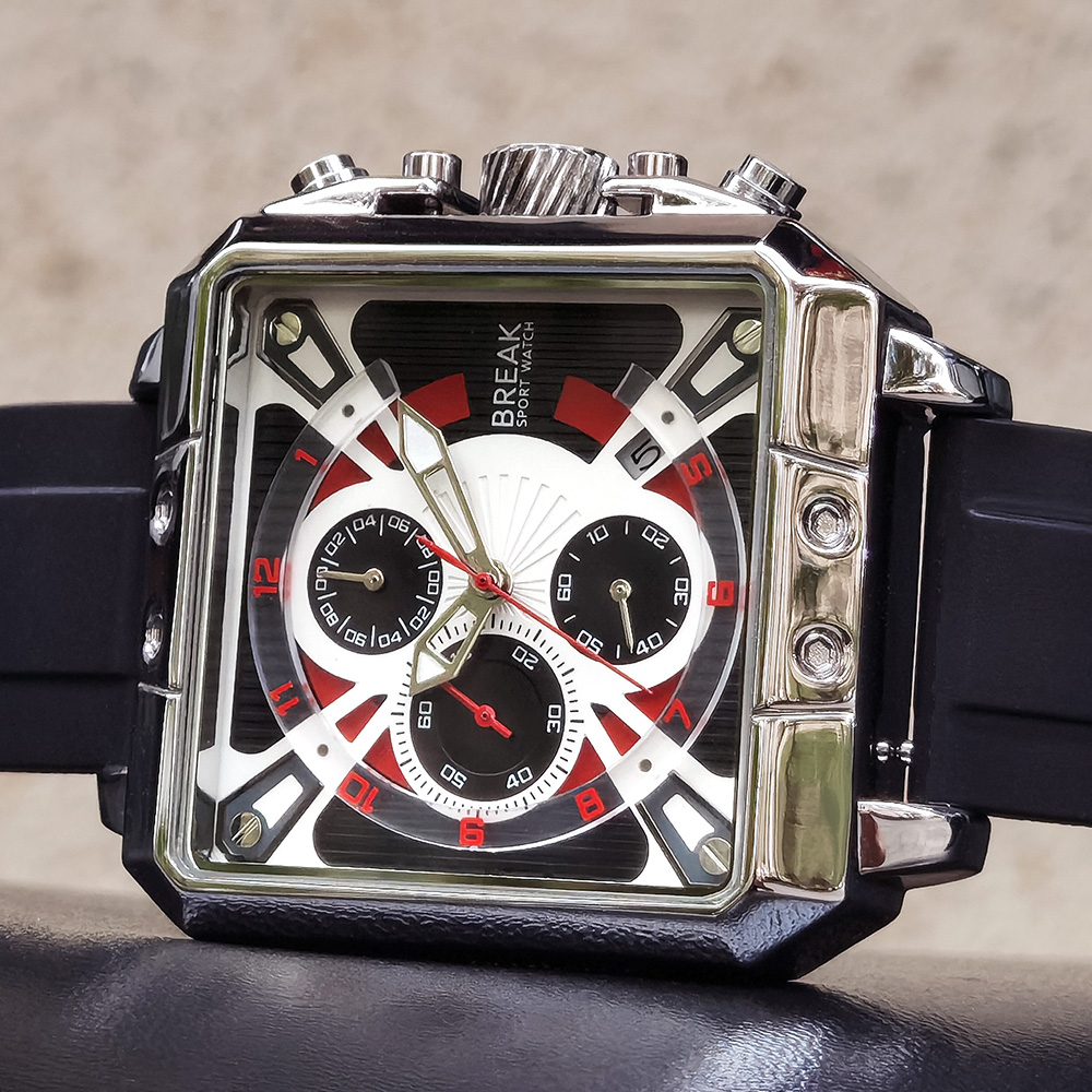New Luxury Top Brand Chronogra - Luxury Watch With Rubber Strap recension och pris