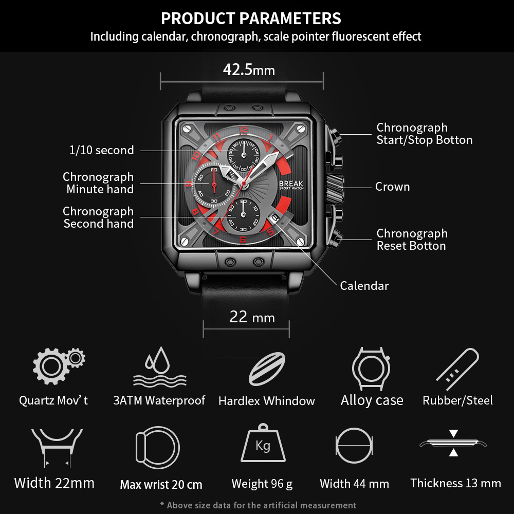 New Luxury Top Brand Chronogra - Luxury Watch With Rubber Strap recension och pris