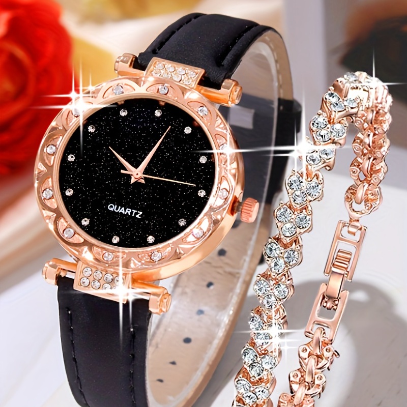 Starry Fashion Quartz Watch Lu - Luxury Watch Gift For Her recension och pris