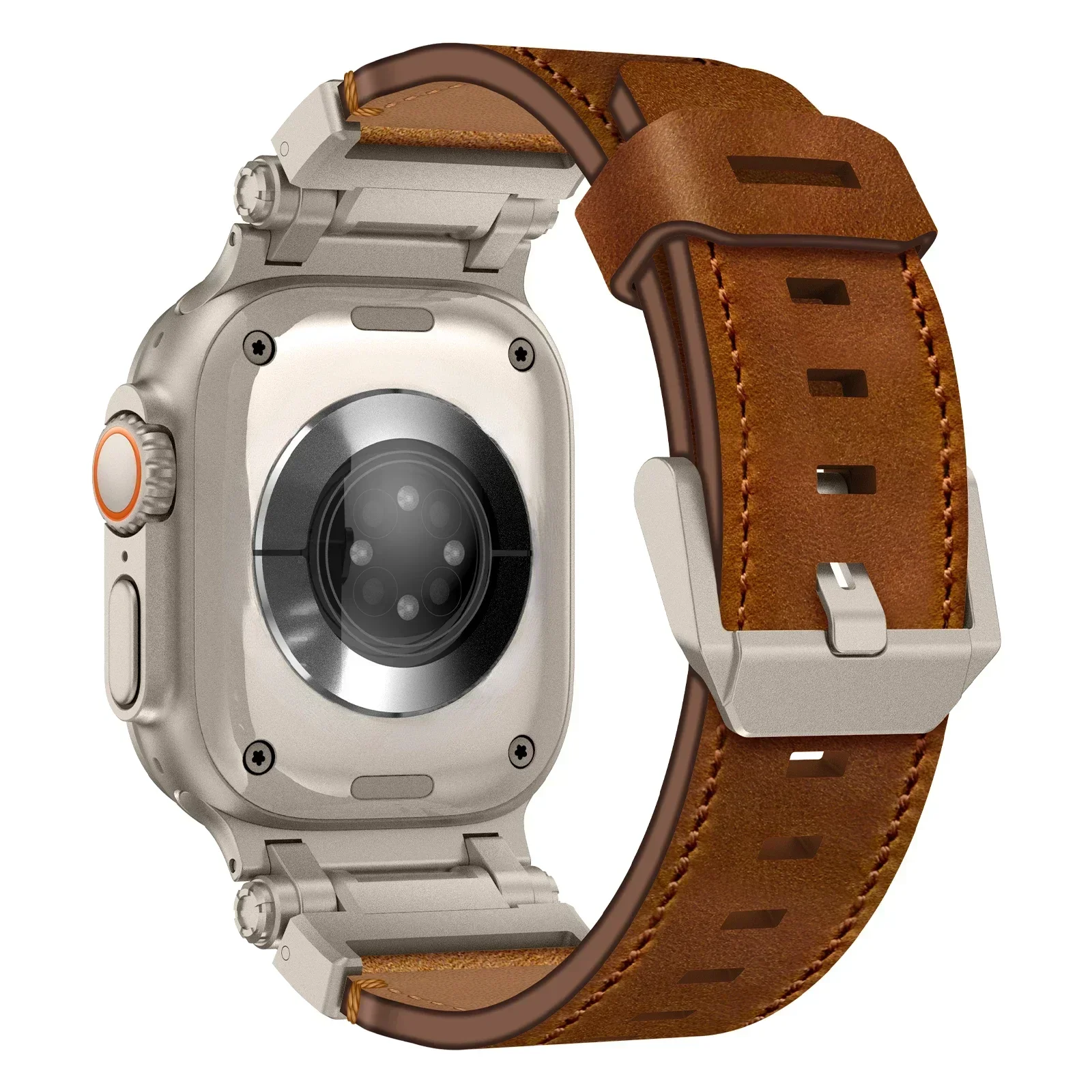 Leather Strap for Apple Watch  - Luxury Watch Apple Bands recension och pris
