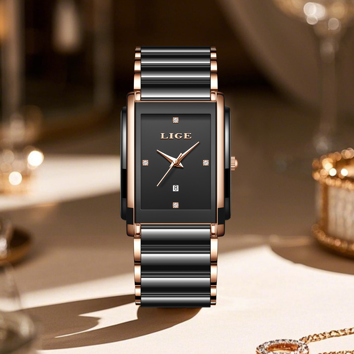 LIGE Fashion Elegant Women's W - Luxury Watch Holder recension och pris