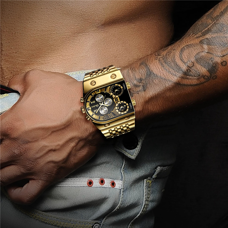 2024 New Oulm Quartz Watches M - Luxury Watch Low Price recension och pris