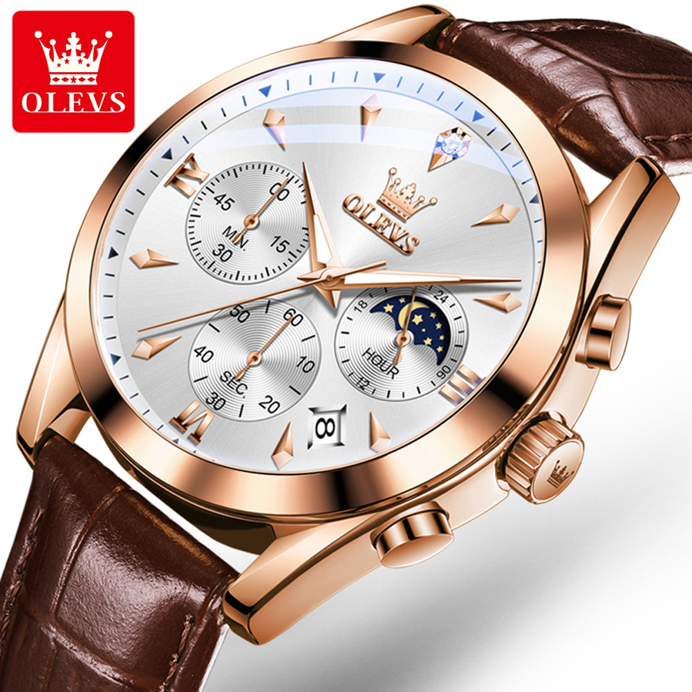 OLEVS Brand New Fashion Quartz - Luxury Watch Low Price recension och pris