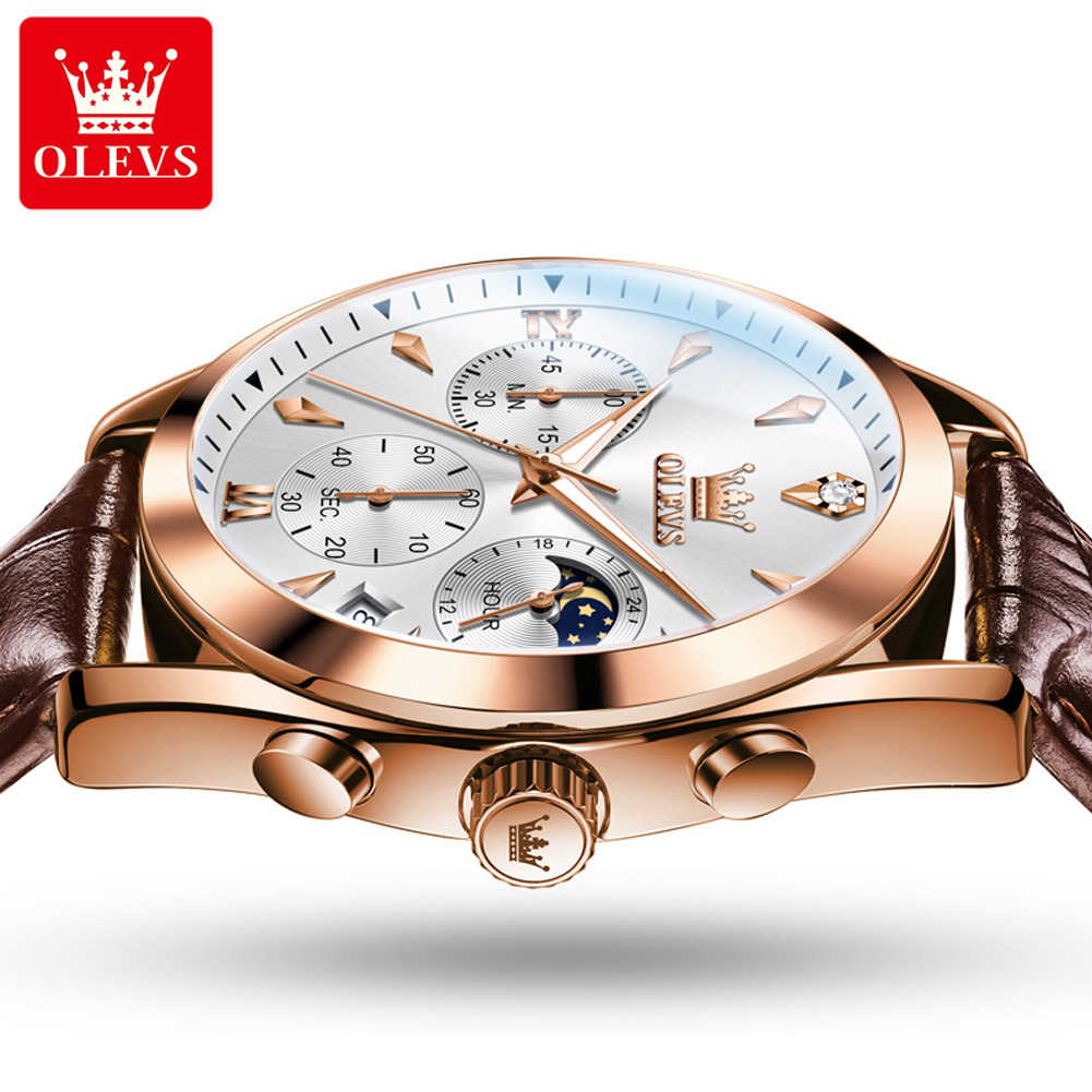 OLEVS Brand New Fashion Quartz - Luxury Watch Low Price recension och pris