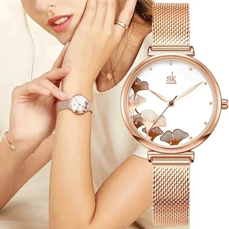Luxury Women's Ginkgo Leaf Wat - Luxury Watch Gift For Her recension och pris