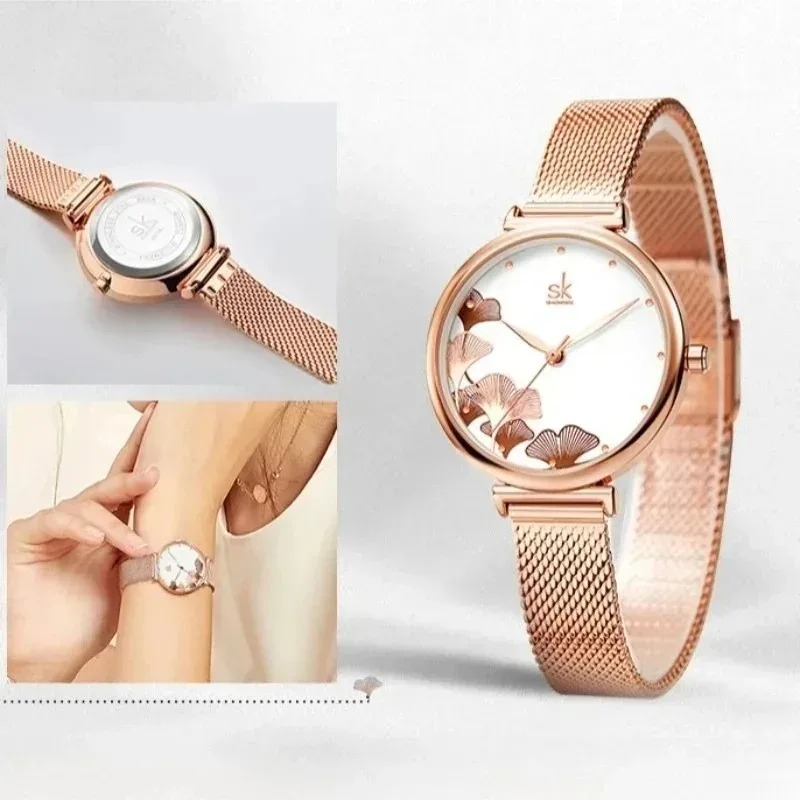 Luxury Women's Ginkgo Leaf Wat - Luxury Watch Gift For Her recension och pris
