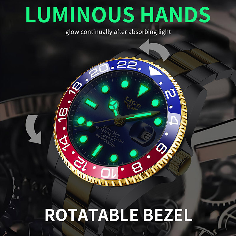 LIGE 2025 brand new men's watc - Luxury Watch Low Price recension och pris