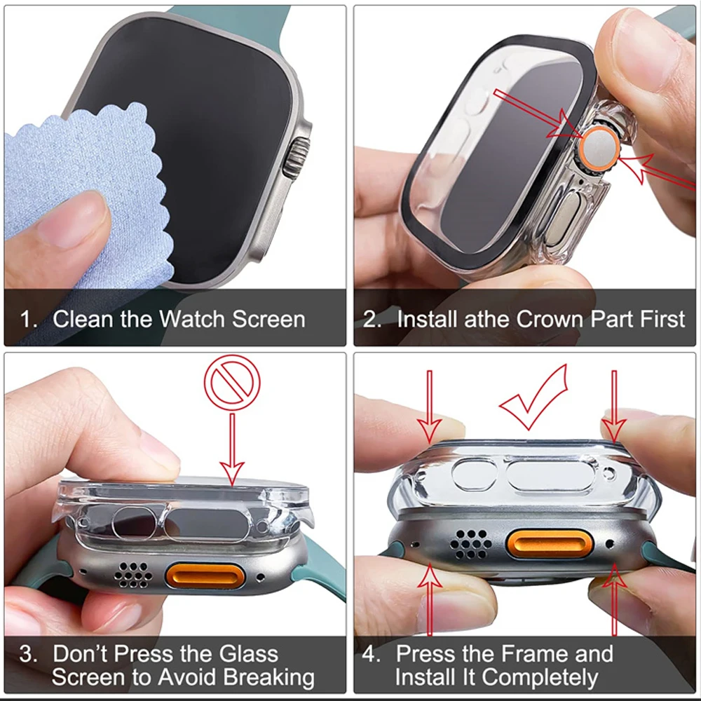 Glass+case For Apple Watch Ult - Luxury Watch Apple Bands recension och pris